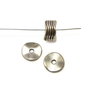 Distantier argintiu antichizat, 10x1 mm – 10 buc (cod 7-61)