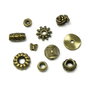 Mix distantiere, finisaj bronz, 4-10 mm – 100 buc (cod 7-76)