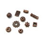 Mix distantiere, finisaj cupru, 5-9 mm – 100 buc (cod 7-77)