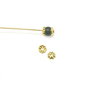 Capacele placate cu aur, pentru margele de 2-4 mm - 10 buc (cod 8-4)
