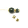 Capacele  din otel placat cu aur, pentru margele de 6-8 mm (cod 8-6)