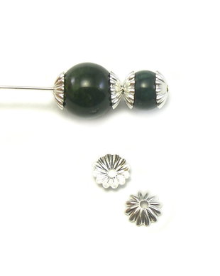 Capacele placate cu argint, pentru margele de 6-8 mm (cod 8-7)