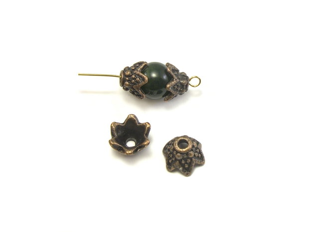 Capacele, finisaj cupru antichizat, 10 mm (cod 8-21)