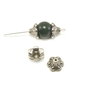 Capacele, finisaj argintiu antichizat, 10 mm (cod 8-23)