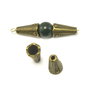 Conuri, finisaj bronz, 13x7,5 mm (cod 8-25)