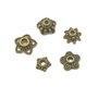 Mix capacele, finisaj bronz, 8-11 mm – 50 buc (cod 8-33)