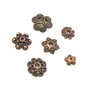Mix capacele, finisaj cupru, 7-12 mm – 56 buc (cod 8-34)