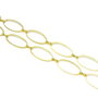 Lant alama, finisaj auriu, zale 10,5x25x1 mm (cod 16-6)