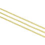 Lant alama, finisaj auriu, zale 2x1,5 mm (cod 16-7)
