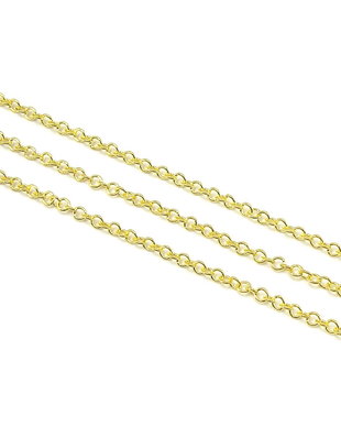 Lant alama, finisaj auriu, zale 2x1,5 mm (cod 16-7)