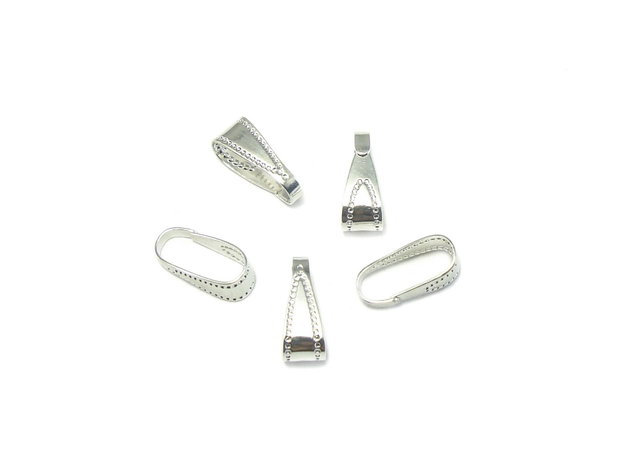 Agatatoare pandantiv placata cu argint, 10 mm (cod 10-3)