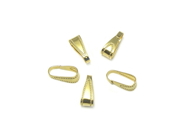 Agatatoare pandantiv placata cu aur, 10 mm (cod 10-4)