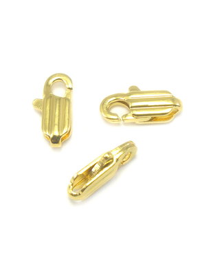 Inchizatoare tip carabina, placata cu aur, 10x4 mm (cod 13-3)