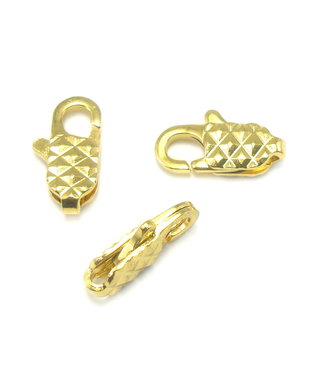 Inchizatoare tip carabina, placata cu aur, 11x5 mm (cod 13-5)