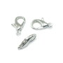 Inchizatoare tip carabina, placata cu argint, 10x6 mm (cod 13-6)
