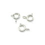 Inchizatoare tip springring, placata cu argint, 6 mm (cod 13-10)