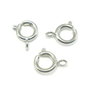 Inchizatoare tip springring, placata cu argint, 9 mm (cod 13-9)