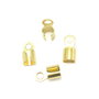 Capat snur placat cu aur, 10x5 mm – 2 buc (cod 12-3)