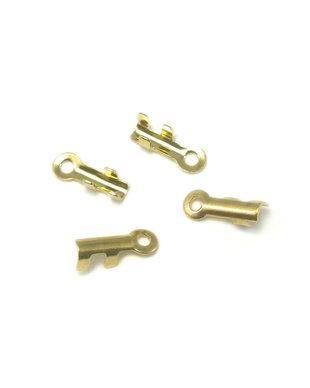 Capat snur placat cu aur, 7x2 mm – 2 buc (cod 12-5)