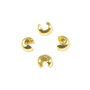 Acoperitor de crimp placat cu aur, 3 mm – 2 buc (cod 12-20)