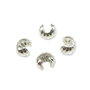 Acoperitor de crimp cu striatii, placat cu argint, 4 mm – 2 buc (cod 12-24)