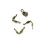 Cupa nod, finisaj bronz antichizat, 7,5x4 mm – 2 buc (cod 12-28)