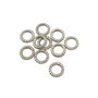 Zale sudate, finisaj argintiu, 9 mm (cod 15-7)