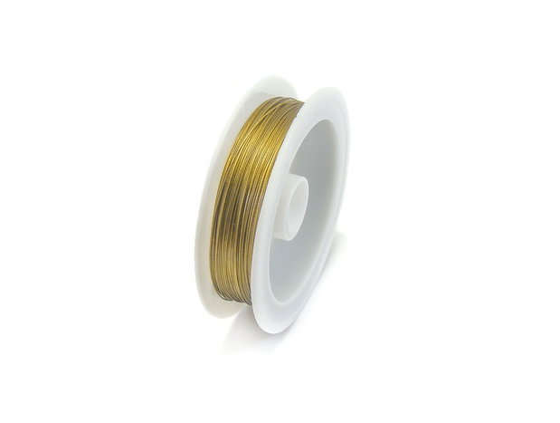 Sarma Tigertail 7 strands, aurie, 0,38 mm – 1 m (cod 17-4)