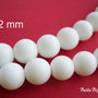 Agate albe 12 mm