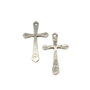Pandantiv cruciulita, argintiu antichizat, 32x19 mm (cod 11-38)
