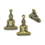 Pandantiv Buddha, finisaj bronz, 35x22 mm (cod 11-43)
