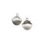Charm scoica, placat cu argint, 12x10 mm (cod 9-6)