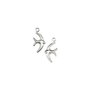 Charm randunica, placat cu argint, 10x6 mm (cod 9-8)