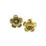 Charm floare, placat cu aur antichizat, 14x14 mm (cod 9-21)