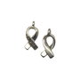 Charm funda, argintiu antichizat, 18x8 mm (cod 9-28)