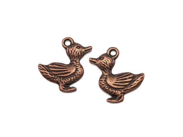 Charm ratusca, finisaj cupru antichizat, 20x19 mm (cod 9-32)