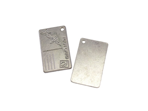 Charm vedere, argintiu antichizat, 25x16 mm (cod 9-41)