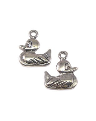 Charm ratusca, argintiu antichizat, 18x15 mm (cod 9-50)