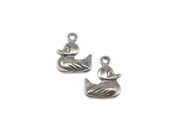 Charm ratusca, argintiu antichizat, 18x15 mm (cod 9-50)