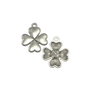 Charm trifoi, argintiu antichizat, 20x17 mm (cod 9-62)