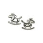 Charm calut, argintiu antichizat, 16x14 mm (cod 9-65)