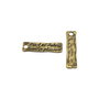 Charm mesaj, finisaj bronz, 29x6 mm (cod 9-108)