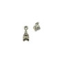 Charm turn Eiffel, argintiu antichizat, 13x5 mm (cod 9-117)
