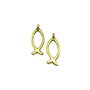 Charm peste, auriu antichizat, 20x8 mm (cod 9-143)