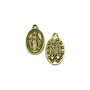 Charm iconita, auriu antichizat, 20x12 mm (cod 9-144)