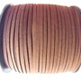 SNUR MARON INCHIS IMITATIE PIELE INTOARSA - 3 X 1 MM - 1ML