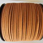 SNUR MARON DESCHIS IMITATIE PIELE INTOARSA - 3 X 1 MM - 1ML