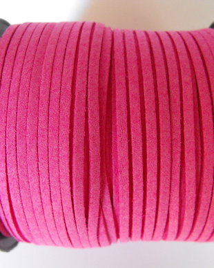 SNUR ROZ- FUCSIA PIELE INTOARSA - 3 X 1 MM - 1ML