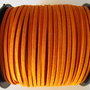 SNUR PORTOCALIU IMITATIE PIELE INTOARSA - 3 X 1 MM - 1ML