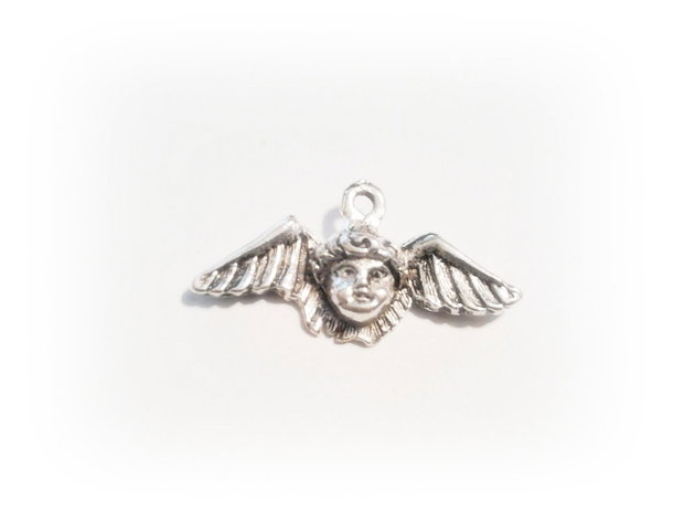 1b Charm placat argint Ingeras 22 x 12 mm